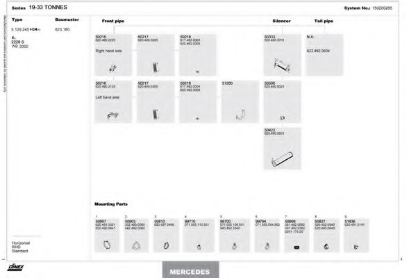 DINEX 150200265 Exhaust System